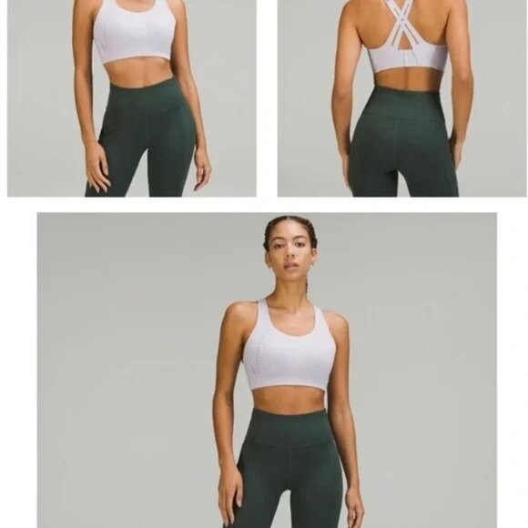 Lululemon AirSupport Bra 36DD High Support Vintage/Vivid Plum Pink Purple - Picture 1 of 9